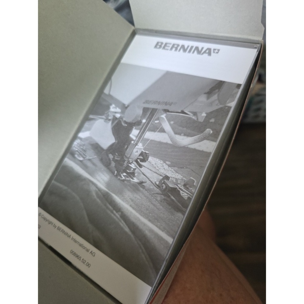 Bernina Three Sole Walking Foot with Seam Guide 008969.72.00 Swiss Made Set - Picture 10 of 10